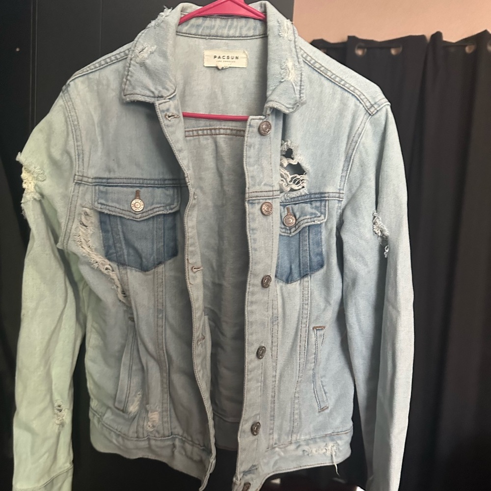 Distressed Jean jacket